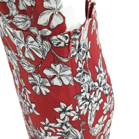 Lulus More Flower To Ya Rust Deep V Neck Open Spaghetti Strap Back Maxi Dress S - Picture 6 of 11